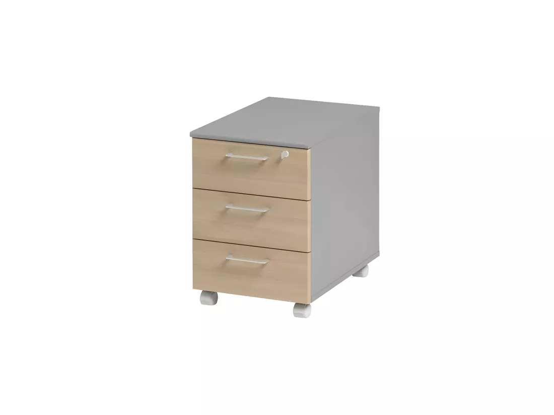 Caisson de bureau 3 tiroirs Bois - ETIENNE