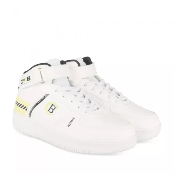 Baskets BLANC COTTON BELT