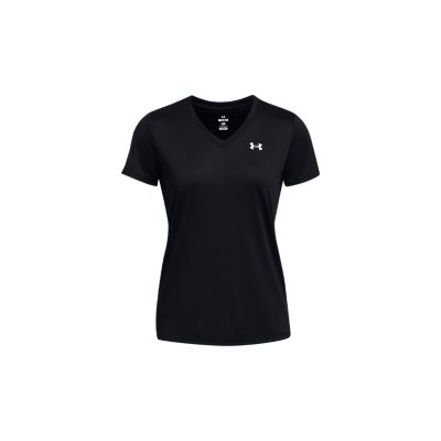 Under ArmourTech Shortsleeve V-Neck - schwarz