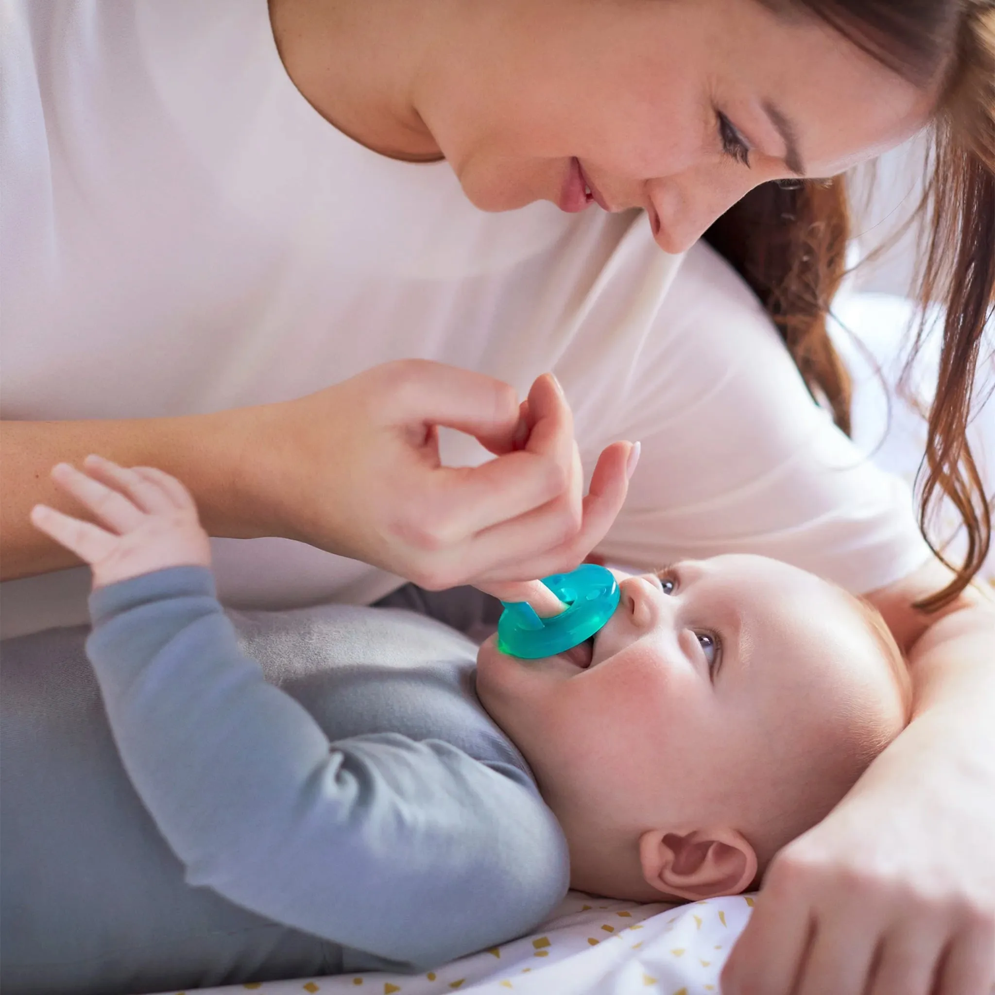 Philips Avent Suce Soothie Vert 3mois + (2)