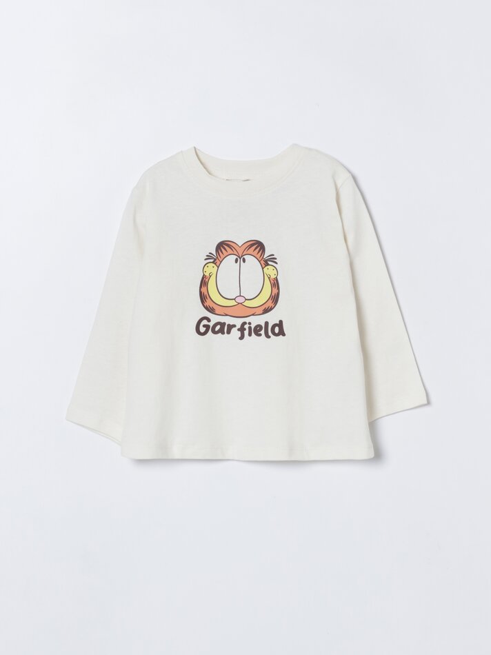 Conjunto Garfield de duas peças: macacão e camiseta - Nikelodeon - Azul Royal