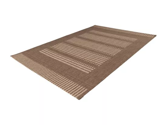 Tapis 150x80cm, design F105A coloris café - Confort et élégance pour votre intérieur