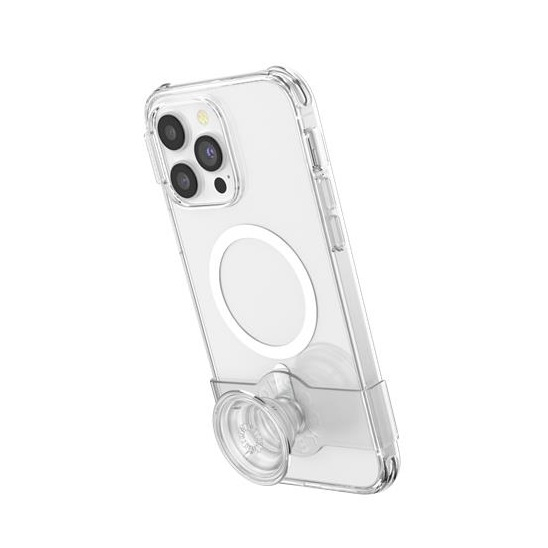 iPhone 14 Pro Max MagSafe Hardcase Hülle   PopGrip Slide (806483) - Transparent