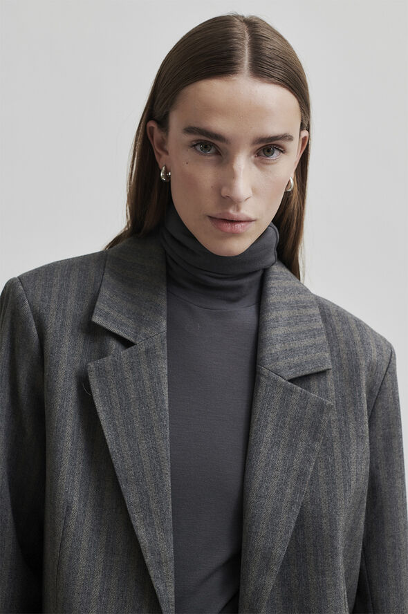Second Female Hollanda New Blazer Dark grey melange