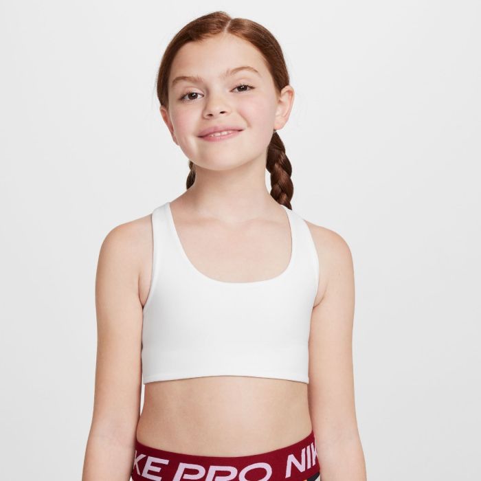 Nike Junior BH Sports Bra Hvid