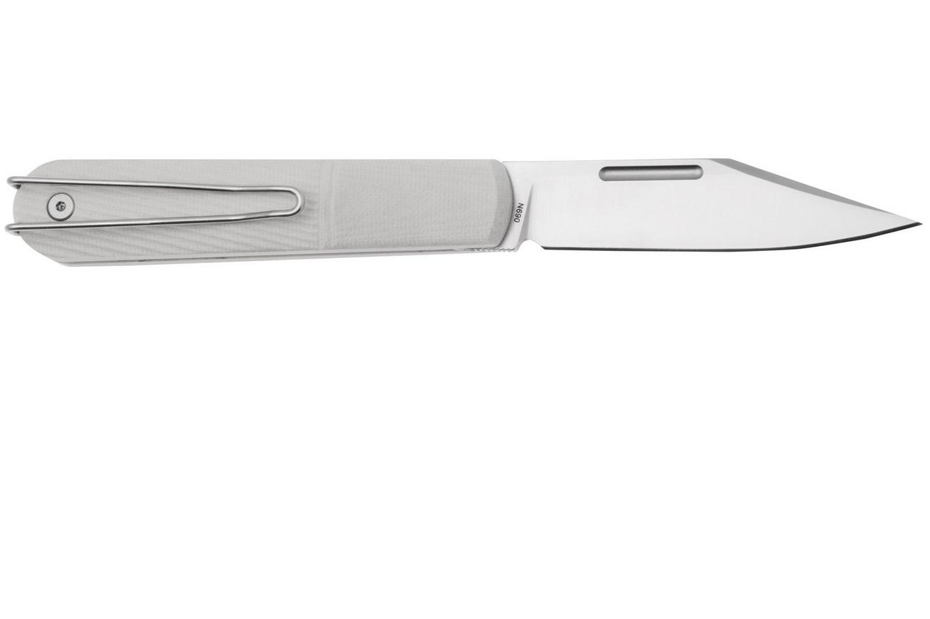 Real Steel Barlow RB5, 8022I Clippoint N690, Ivory G10, slipjoint zakmes