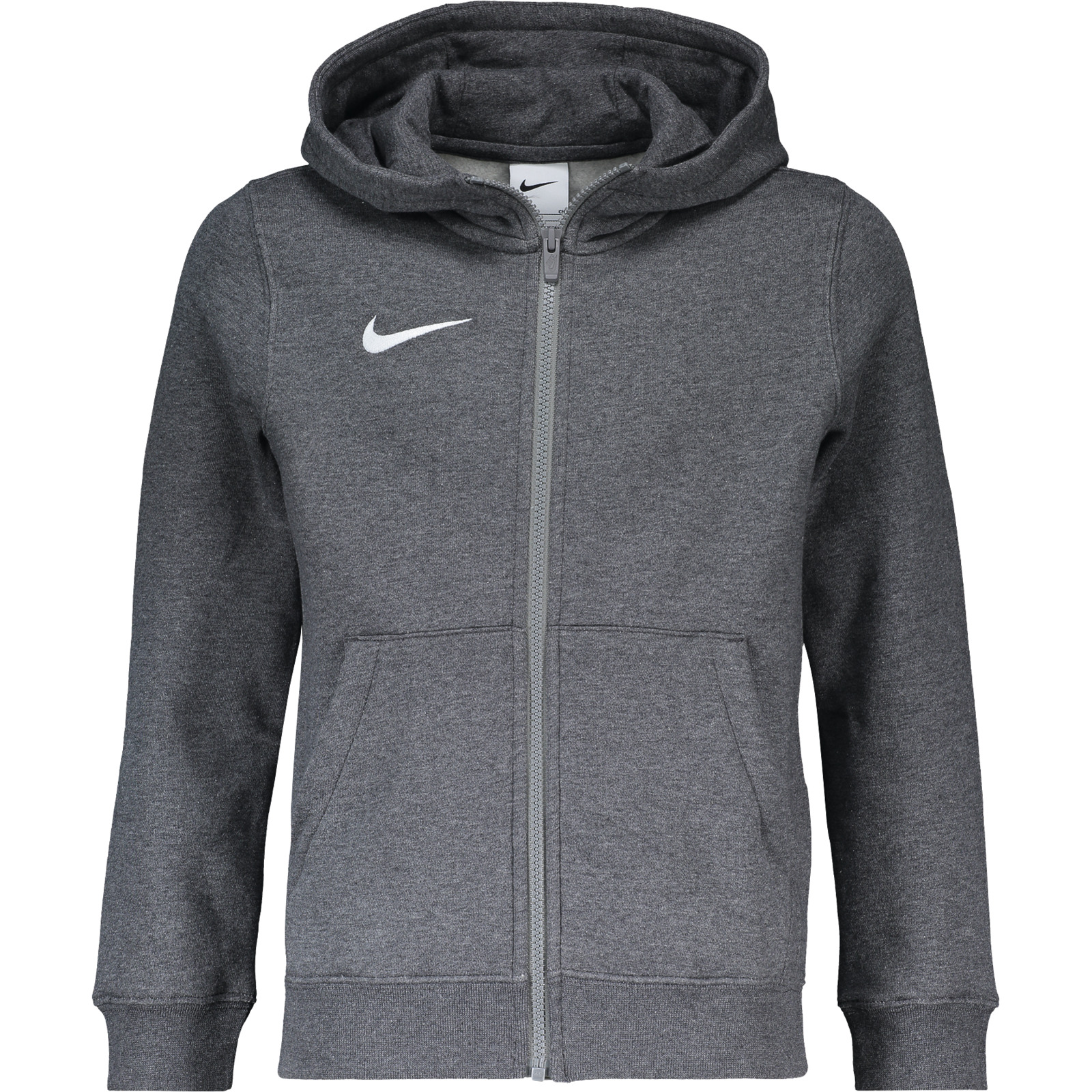 Nike Kinder-Hoodie Team Club 20 FZ dunkelgrau