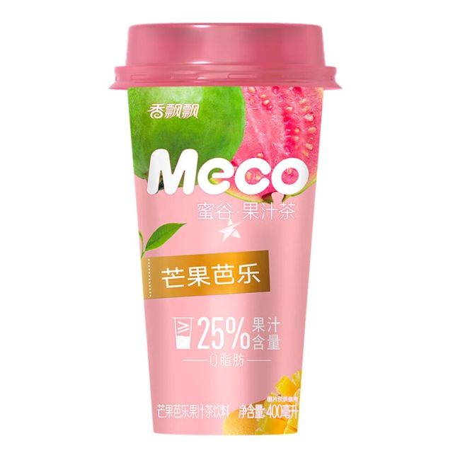 Xiang Piao Piao Meco Fruit Thee Mango en Guava Smaak 400ml