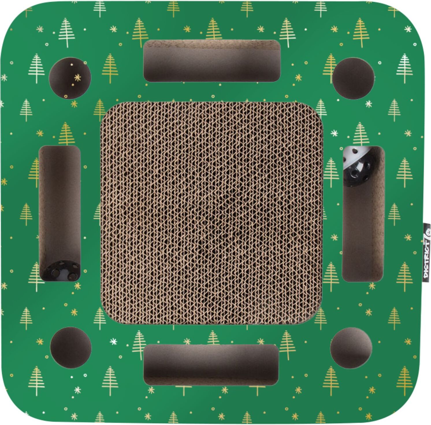 District 70 krabkarton Spy groen 35 x 35 x 6 cm