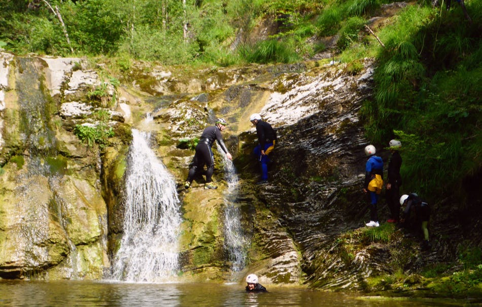Canyoning für Kinder Gmunden