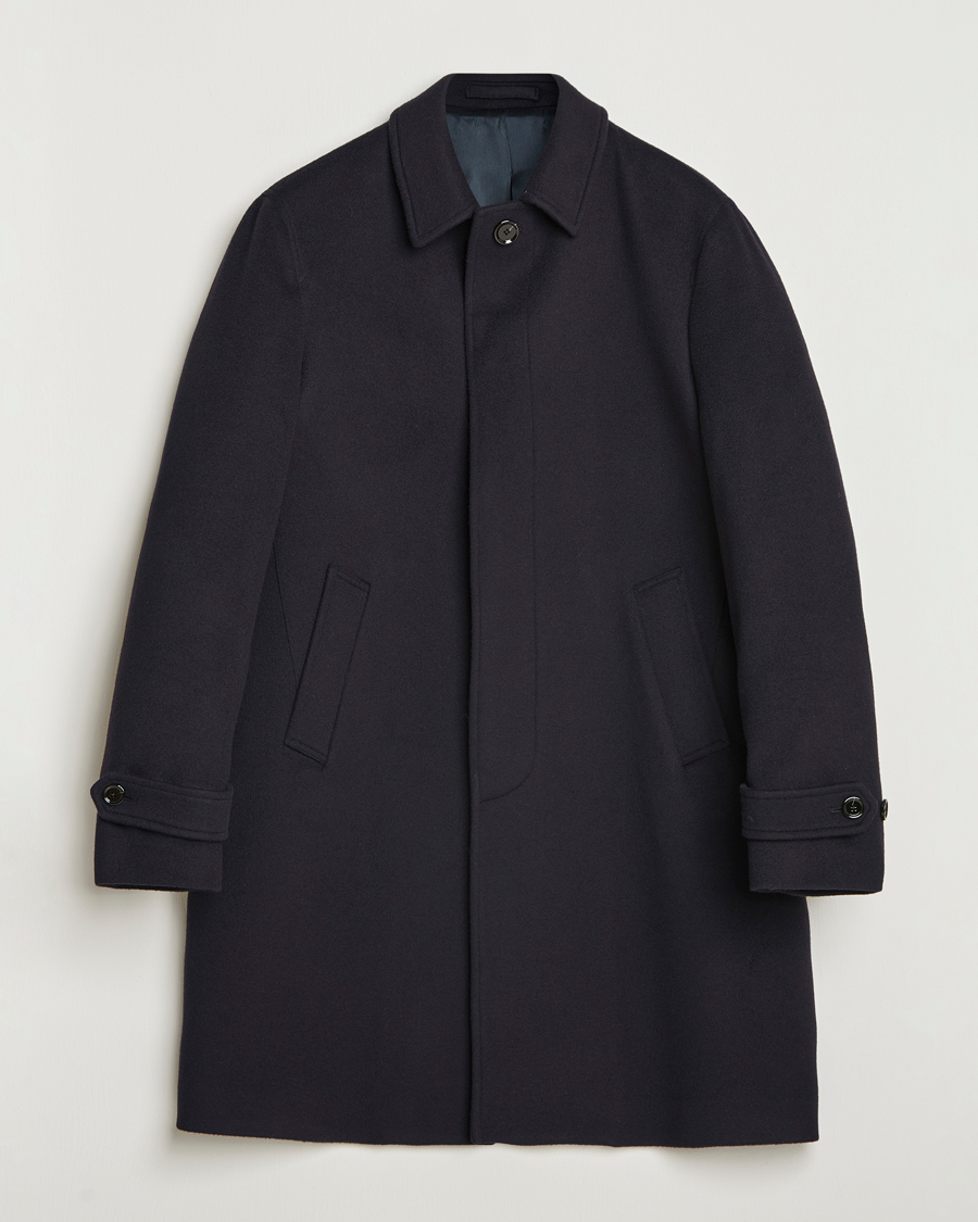 Lardini Wool Coat Navy