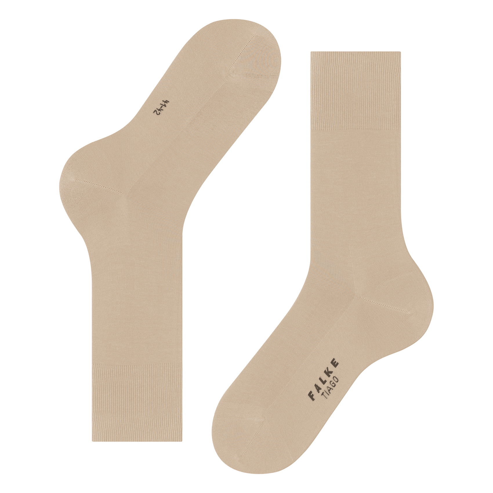 TIAGO - Chaussettes hautes en coton bio mélangé | Beige