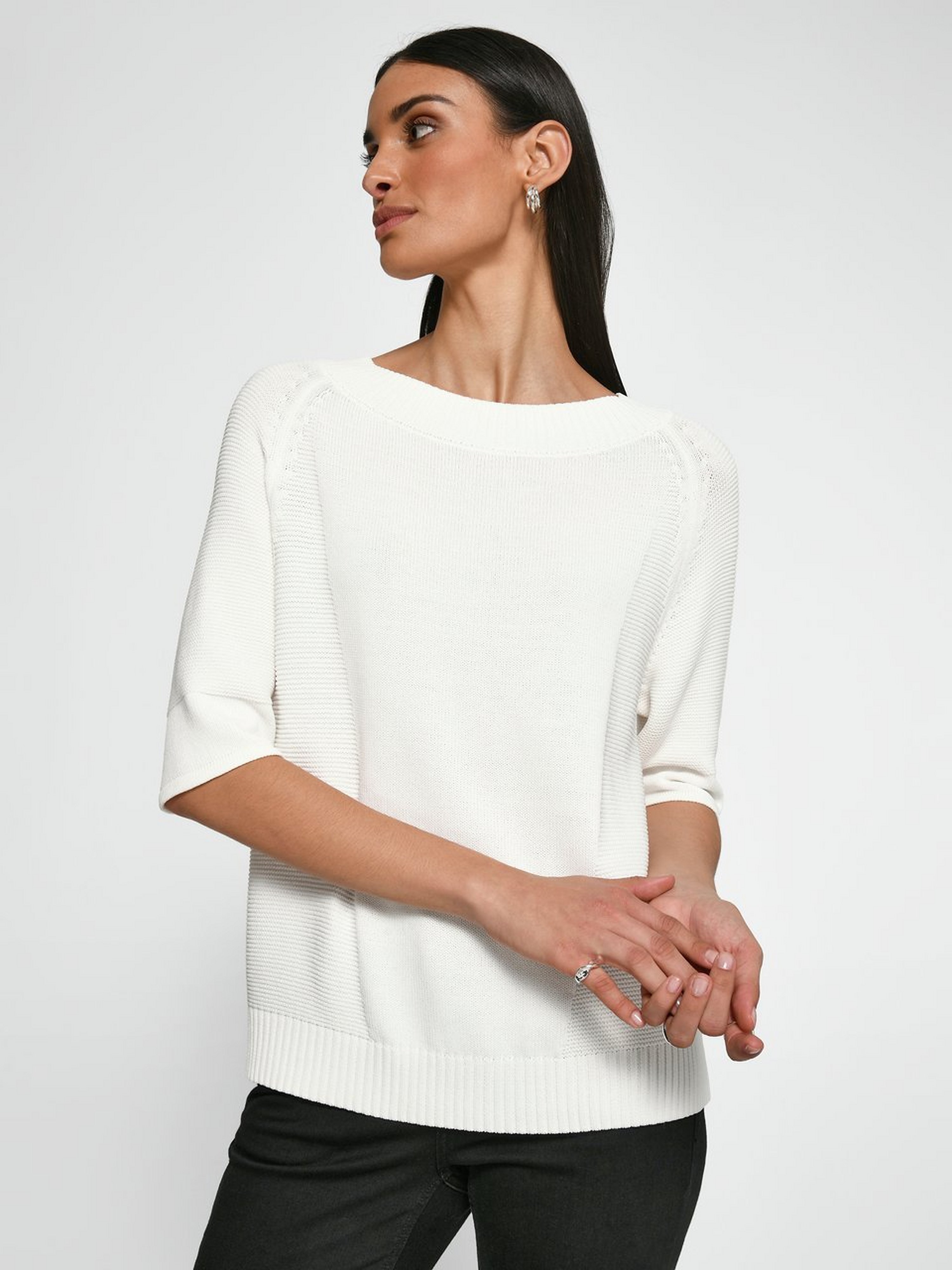 Pullover mit 3/4-Raglanarm