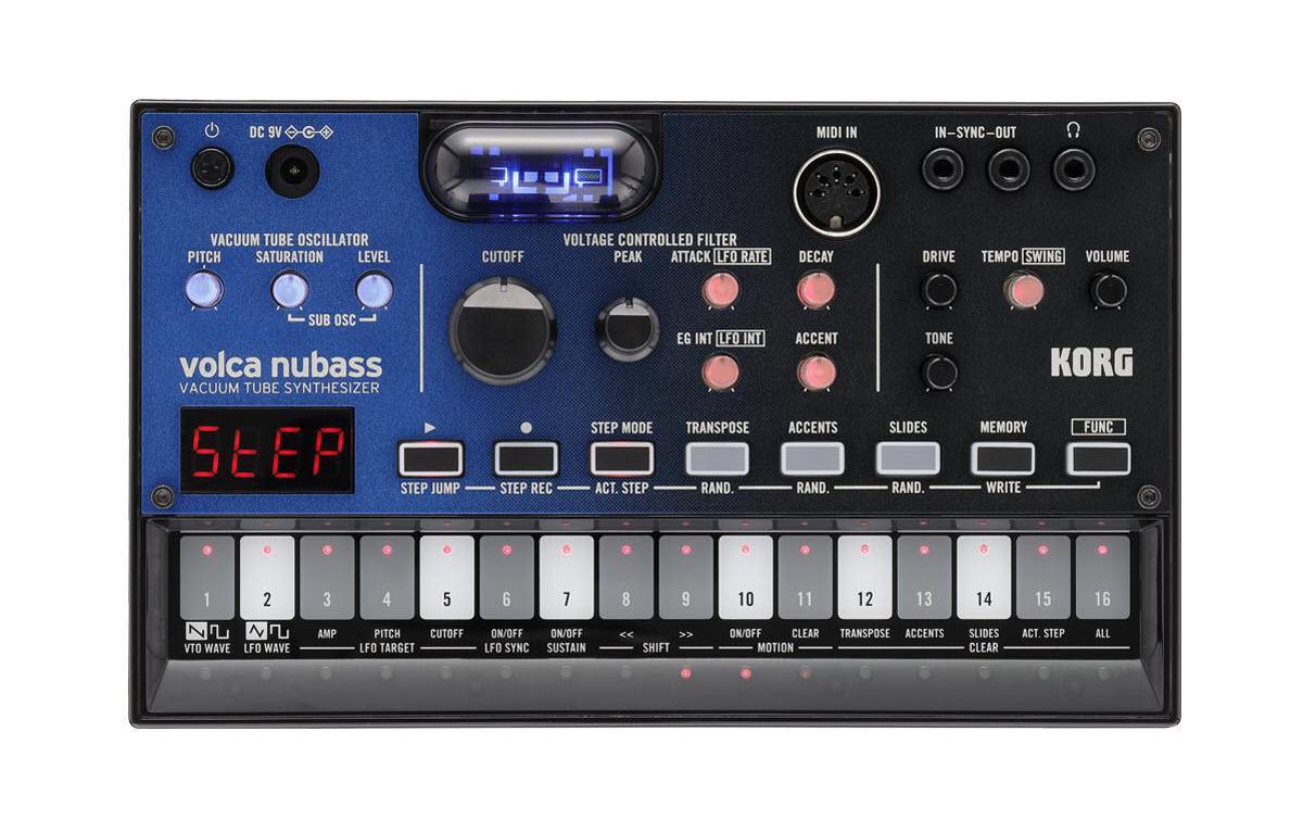 Synthesizer volca nubass<br>Analoger Bass-Synthesizer