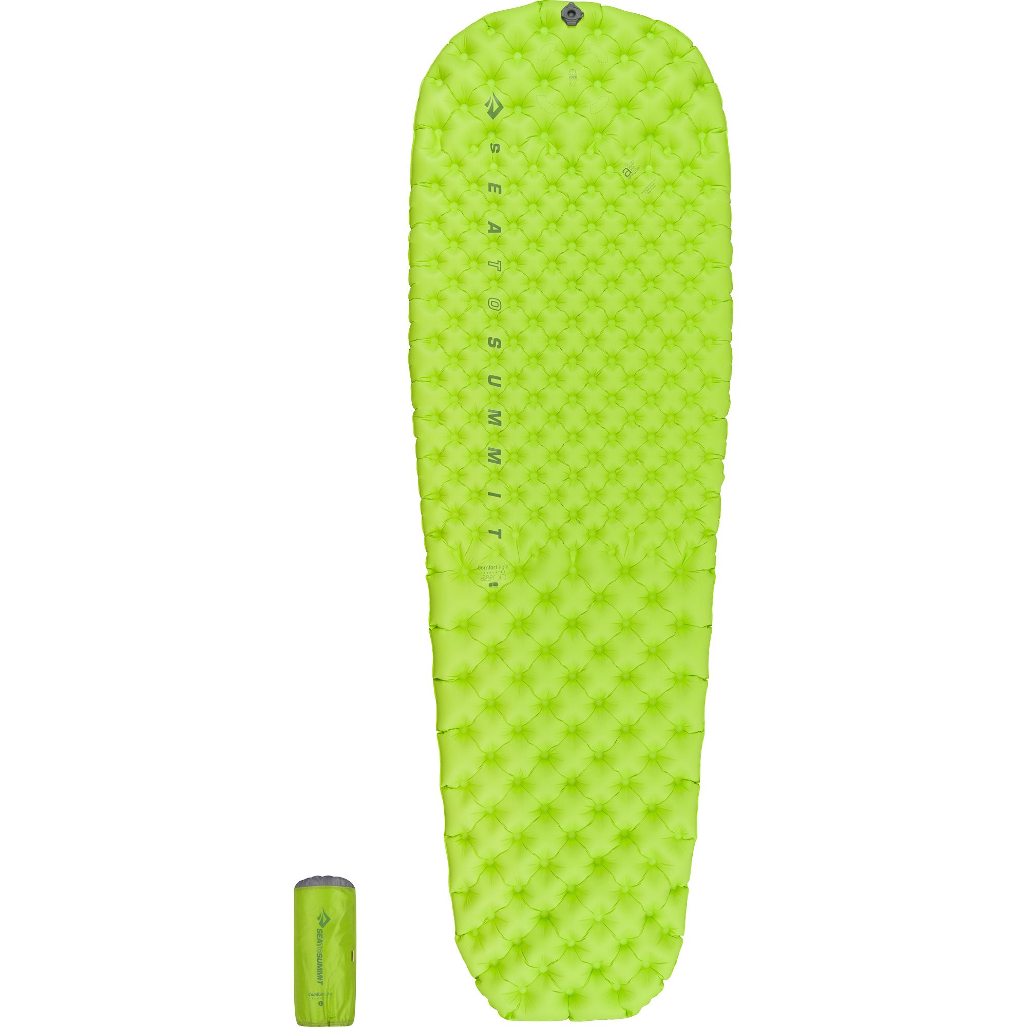 Sea to Summit Comfort Light Insulated Mat Large Isomatte grün