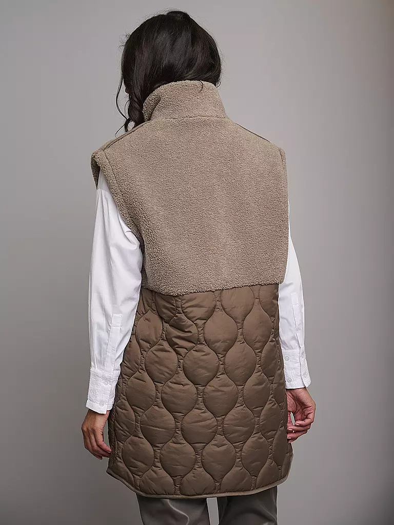 RINO&PELLE Steppgilet JANNE braun