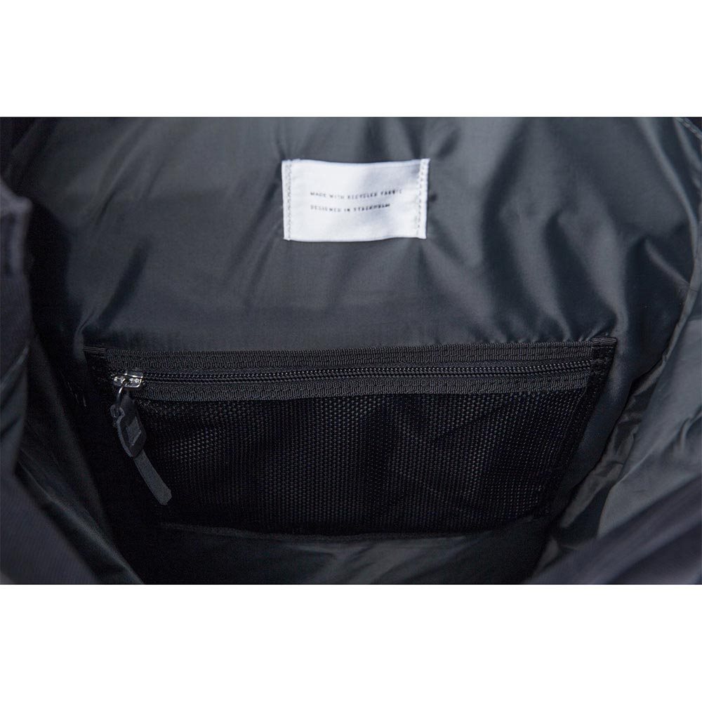 Sandqvist Bernt Backpack black with black leather