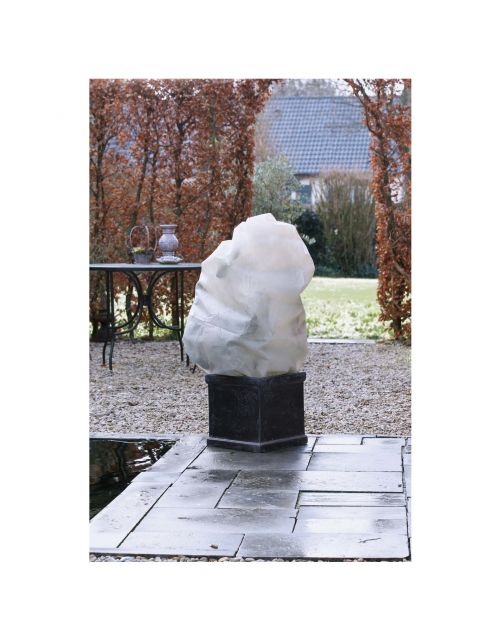 Nature Winterafdekhoes Koord Ø50cm - Beschermhoes - Ø 50 cm Beige