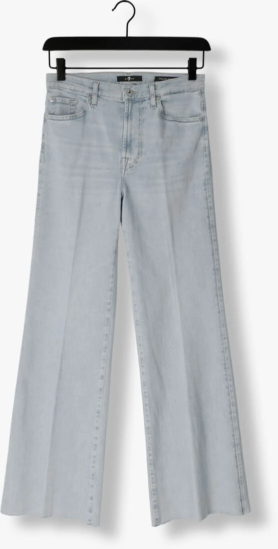 7 FOR ALL MANKIND lichtblauwe 7 for all mankind bootcut jeans modern dojo tailorless melody with raw cut