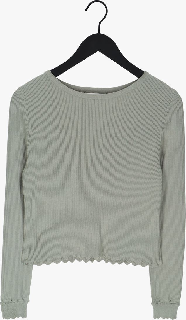 OBJECT groene object top objharriet l/s knit pullover