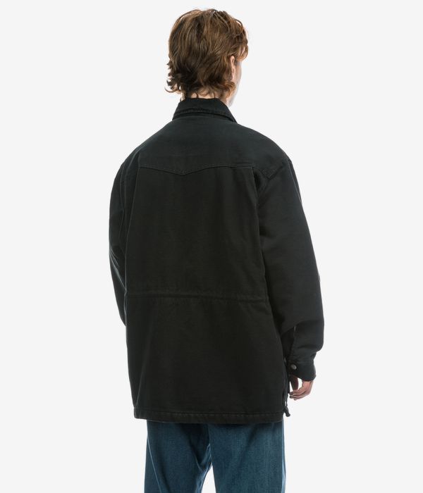 Carhartt WIP OG Santa Fe Coat Organic Dearborn Jacke (black black stone canvas)