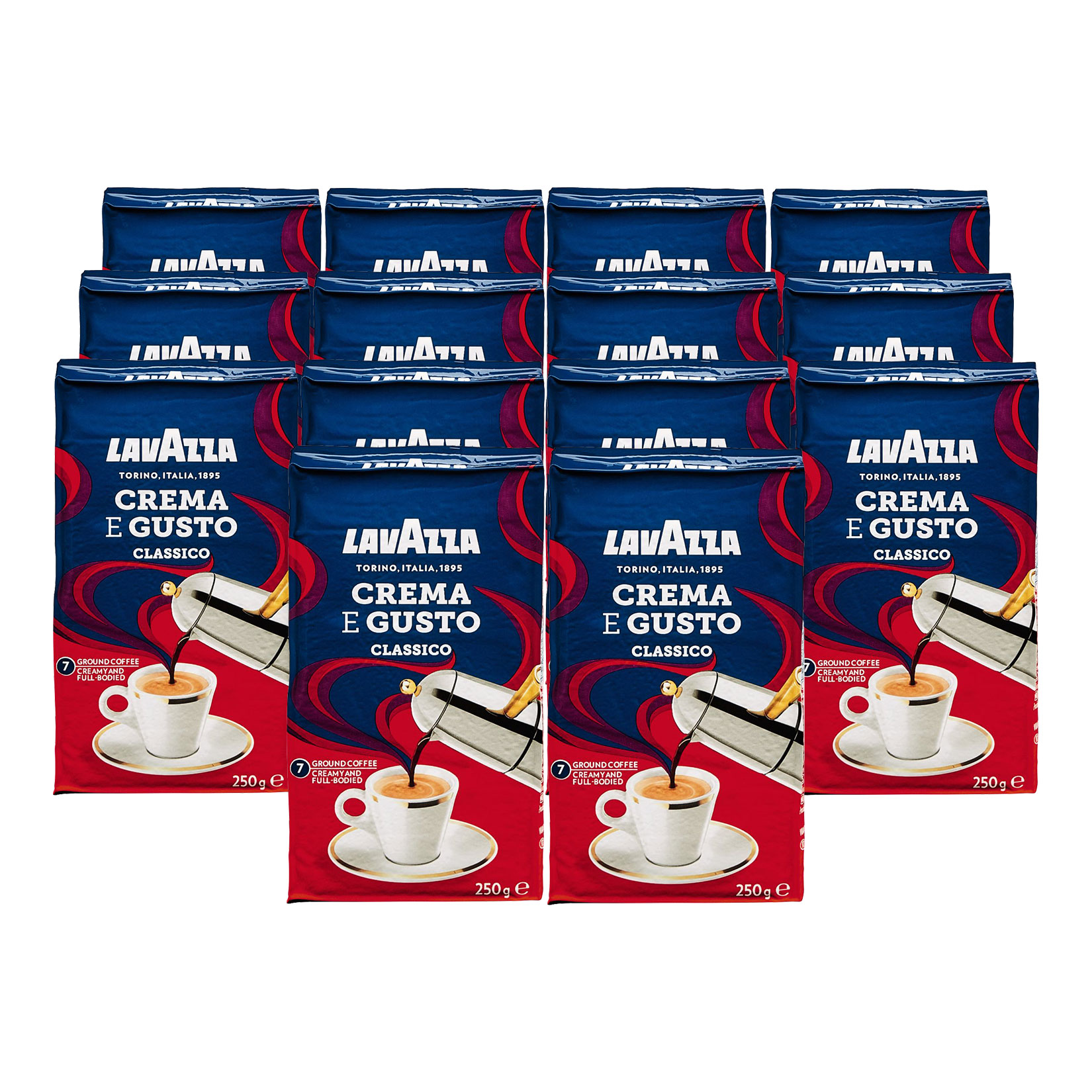 Lavazza Crema e Gusto 250 g, 14er Pack