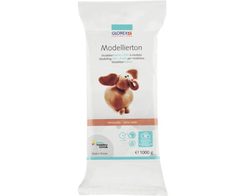 Lucht drogende boetseerklei, terracotta, 1000 g