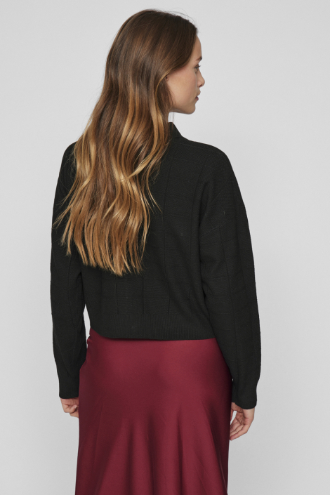 Vila zwarte dames vest