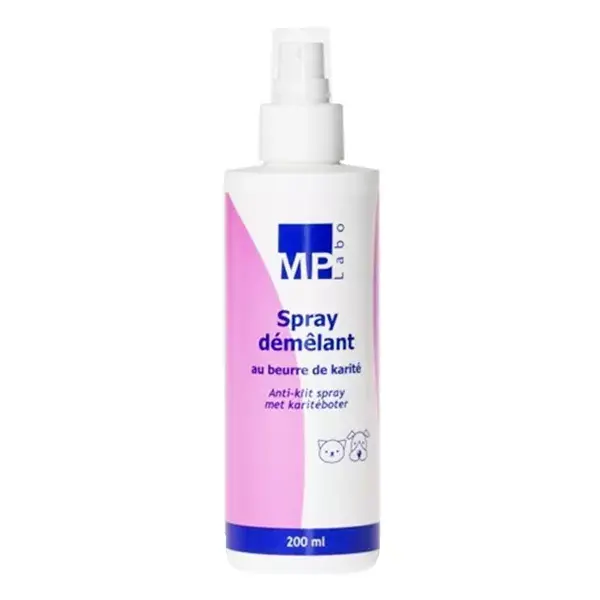 Spray desembaraçante com manteiga de karité MP Labo para cães e gatos 200ml