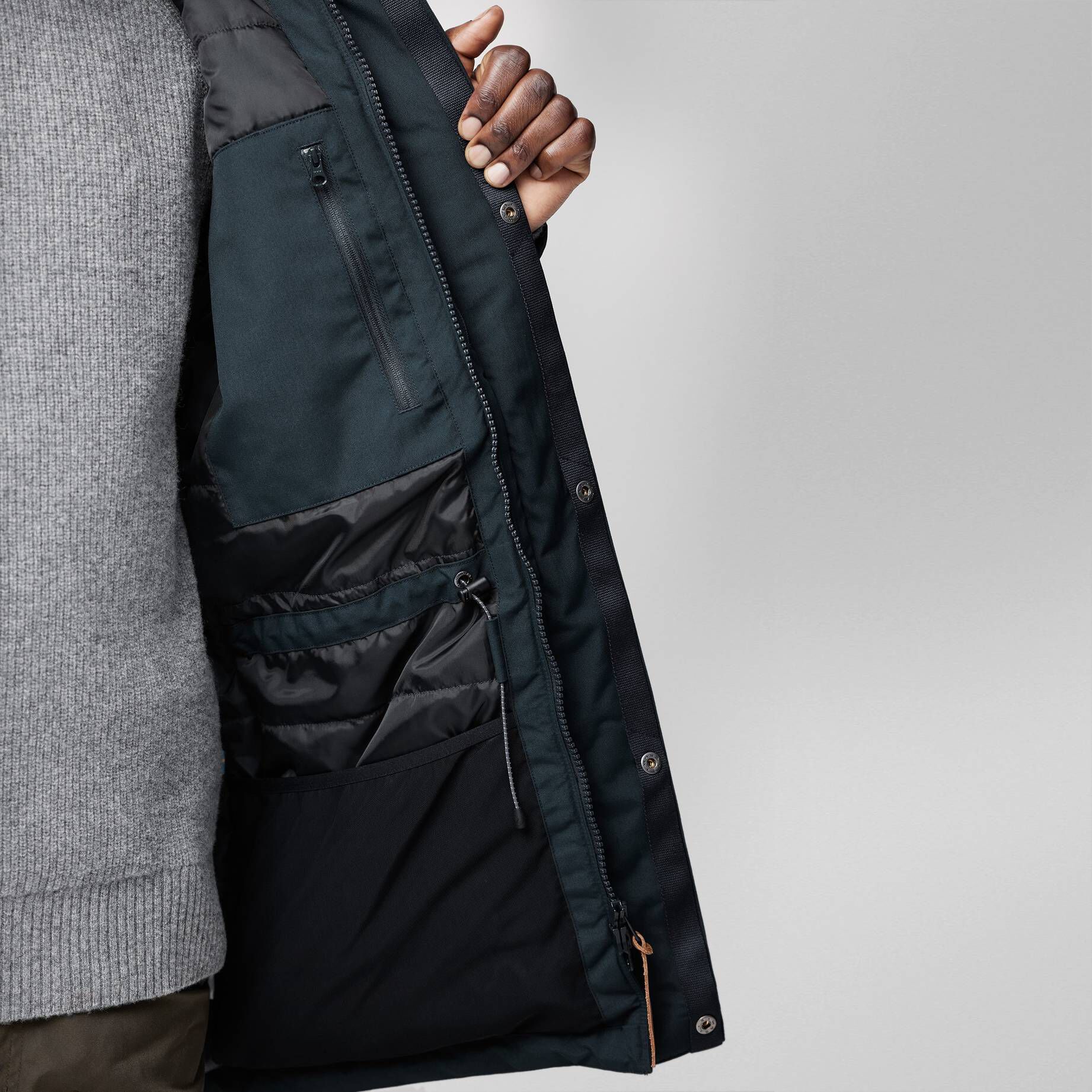 FJÄLLRÄVEN| Herren Parka NUUK LITE