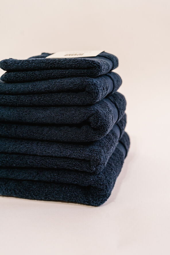 Magasin du Nord Collection New frotté dress blue håndklæde Mørkeblå