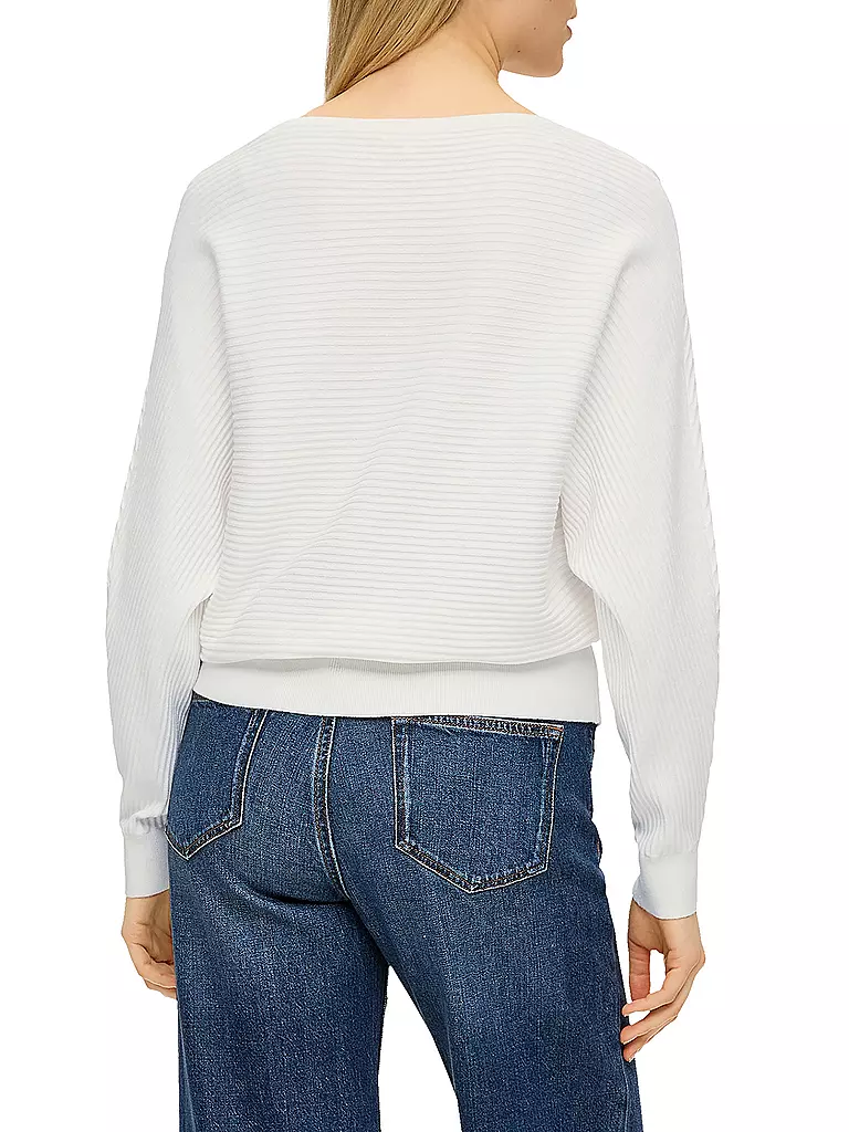 S.OLIVER Pullover weiss