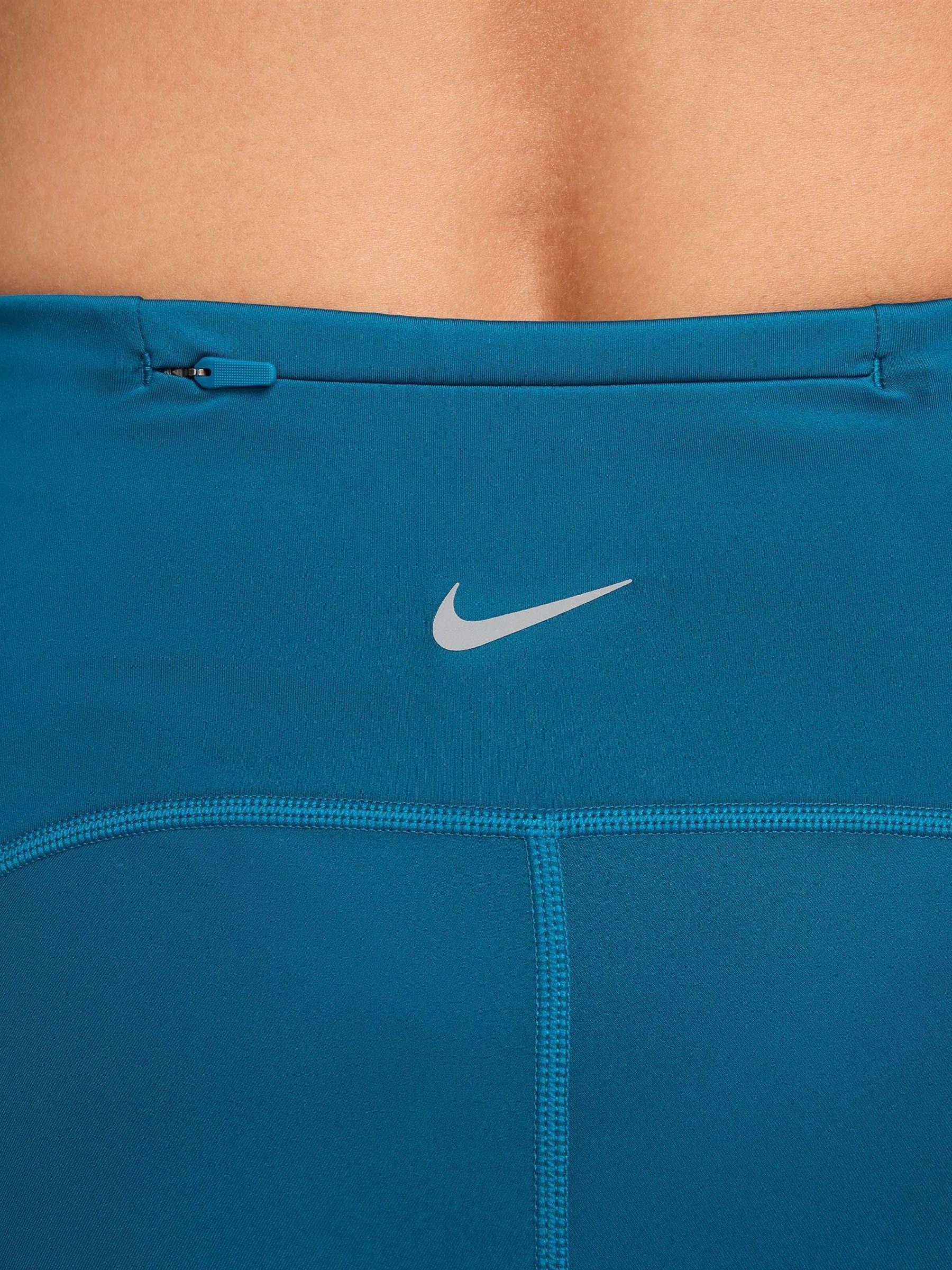 Nike Swift Hoge taille 4inch Strakke Hardloopshort met zakken