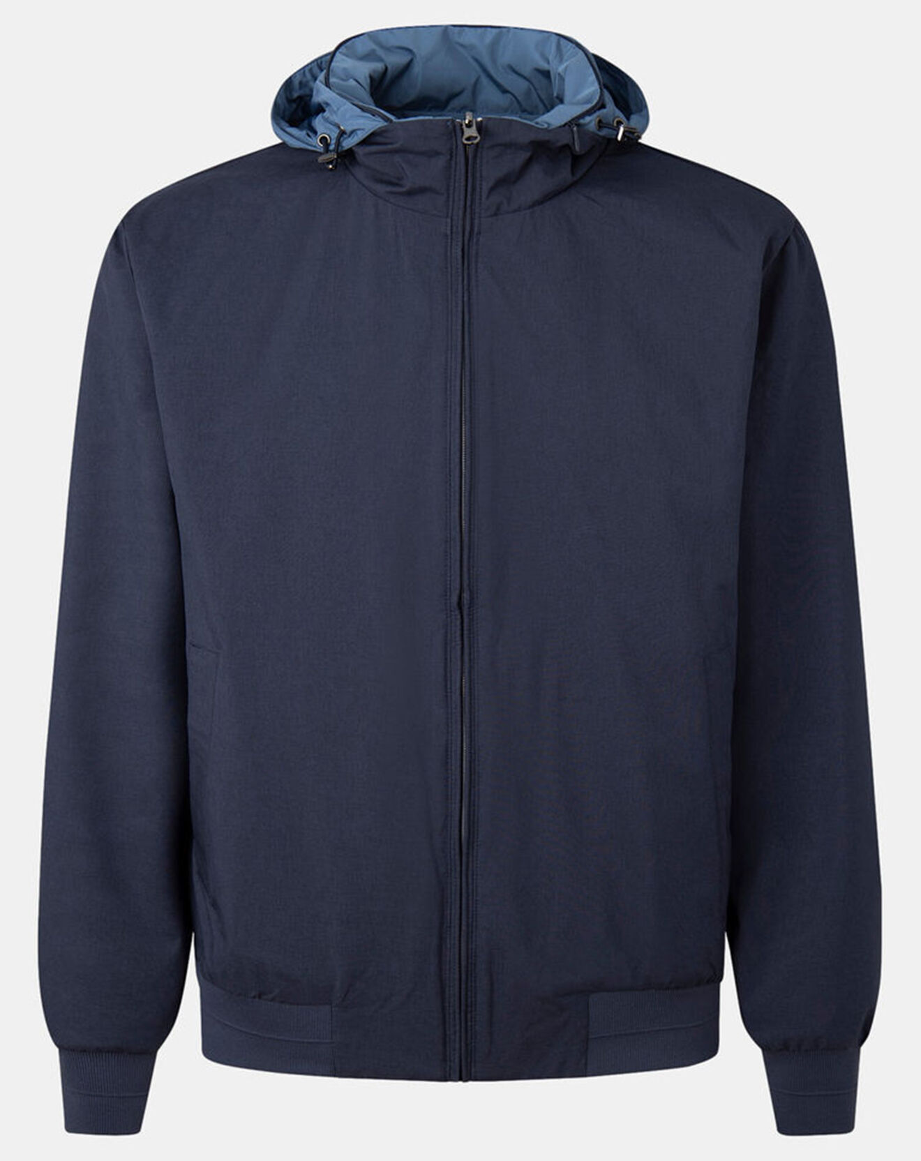 Hackett London Coupe-vent réversible à capuche bleu