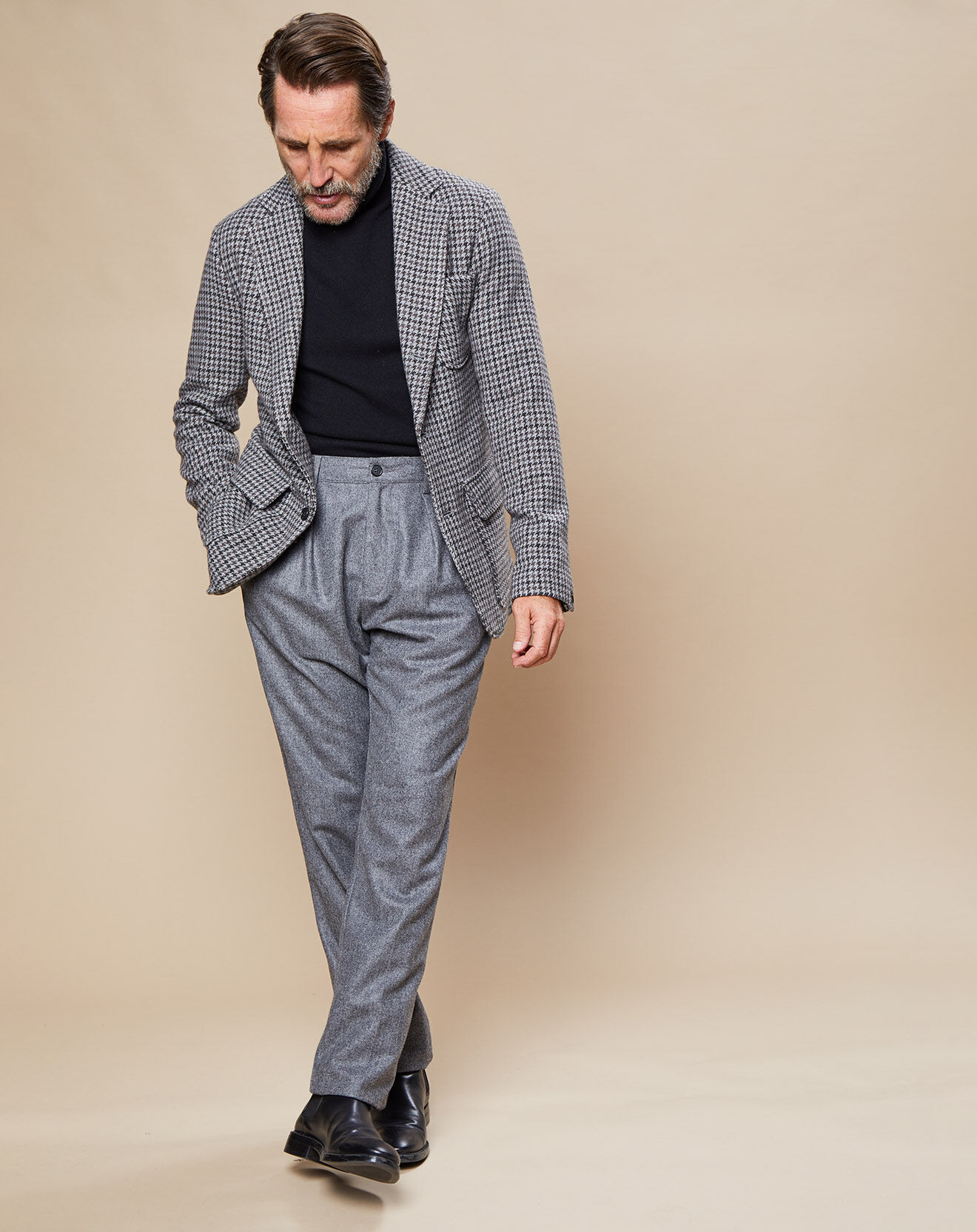 Hartford Veste en Laine mélangée Jess flanelle/charcoal/noix