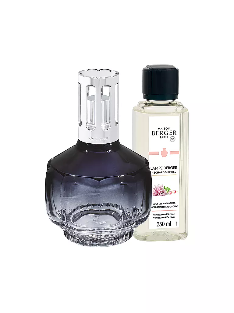 MAISON BERGER PARIS Lampe Berger Molecule Nachtblau Set - Unter den Magnolien dunkelblau