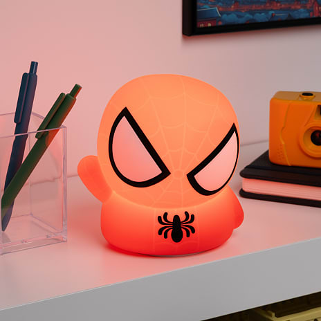 Marvel Spider-Man natlampe - rød