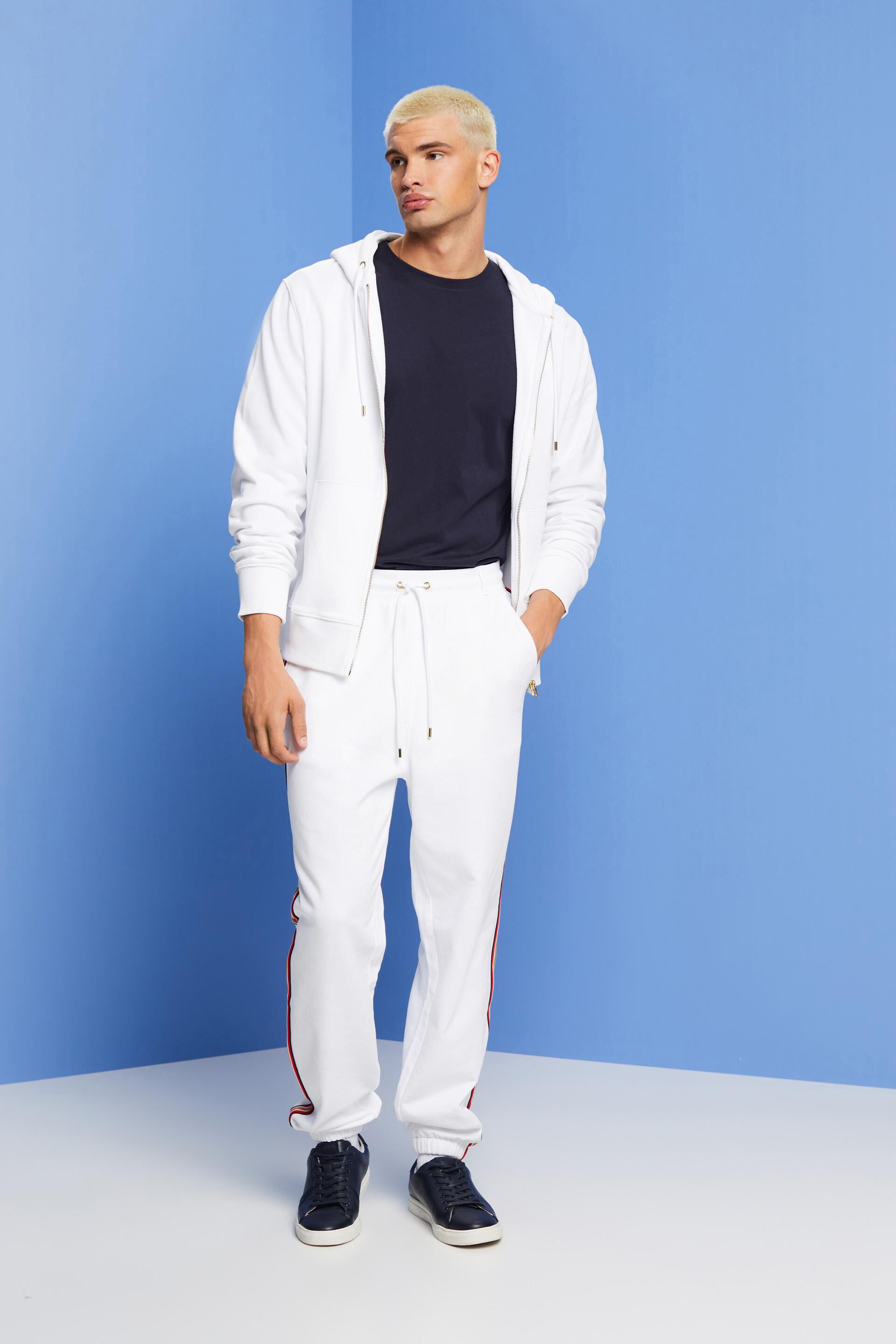 Pantalon de survêtement rayé en coton