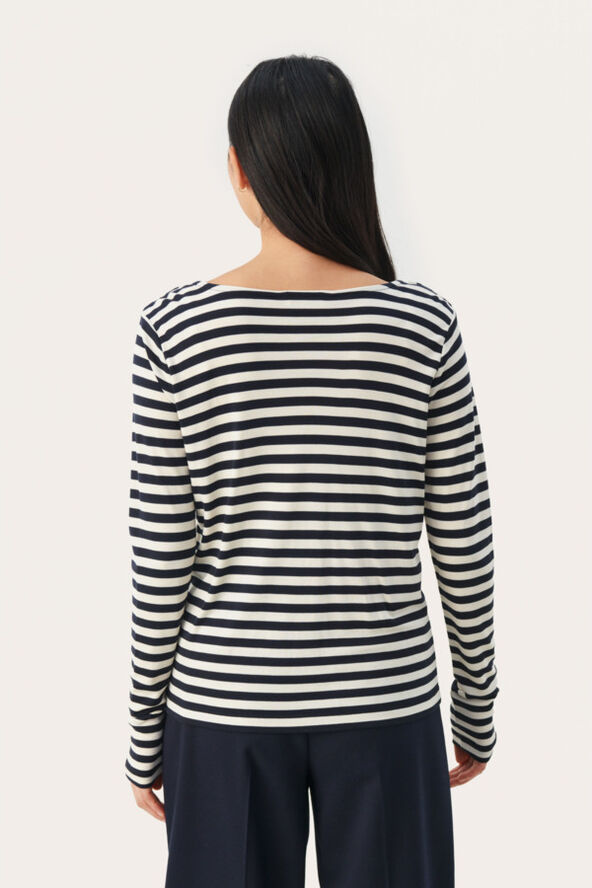 Part Two FalishaPW TS Dark navy stripe