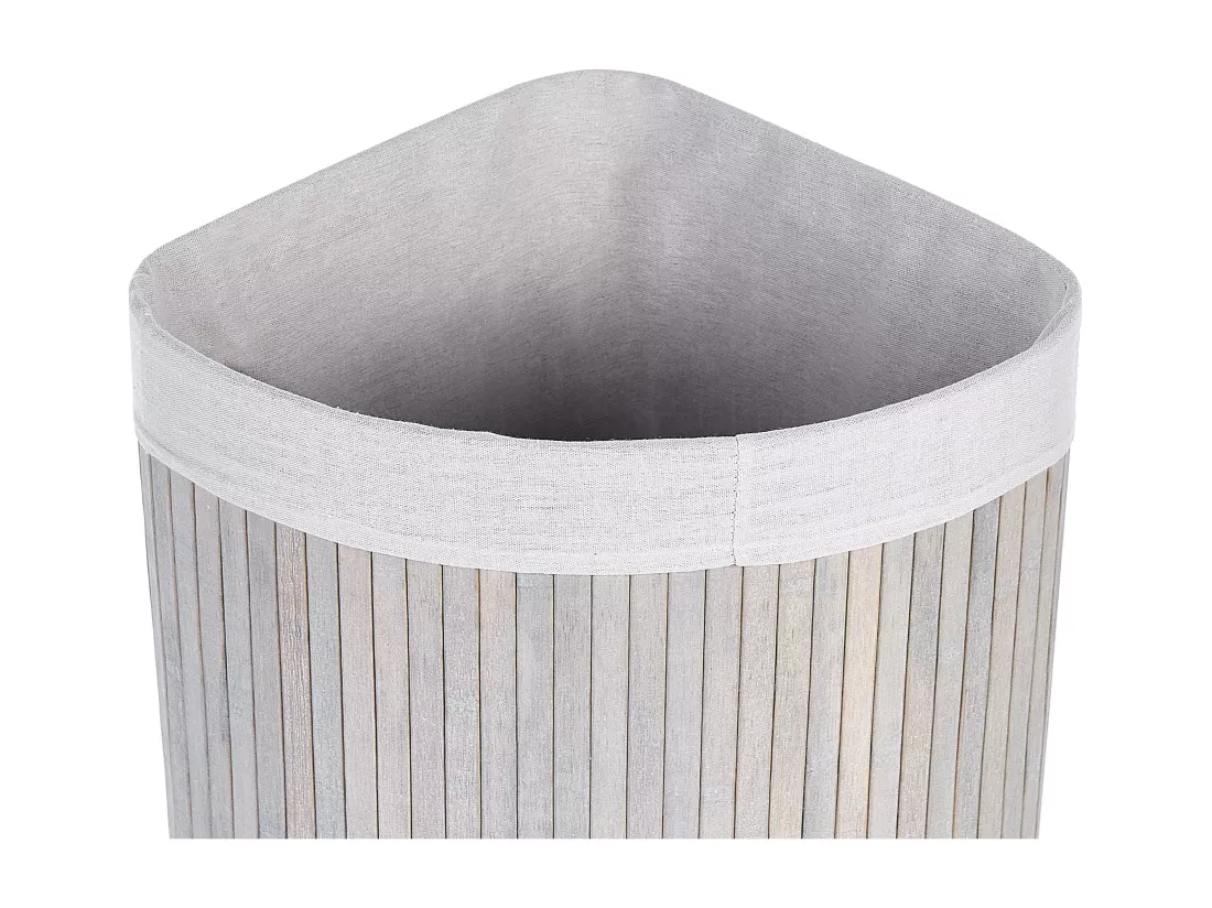 Panier en bambou gris clair 60 cm MATARA