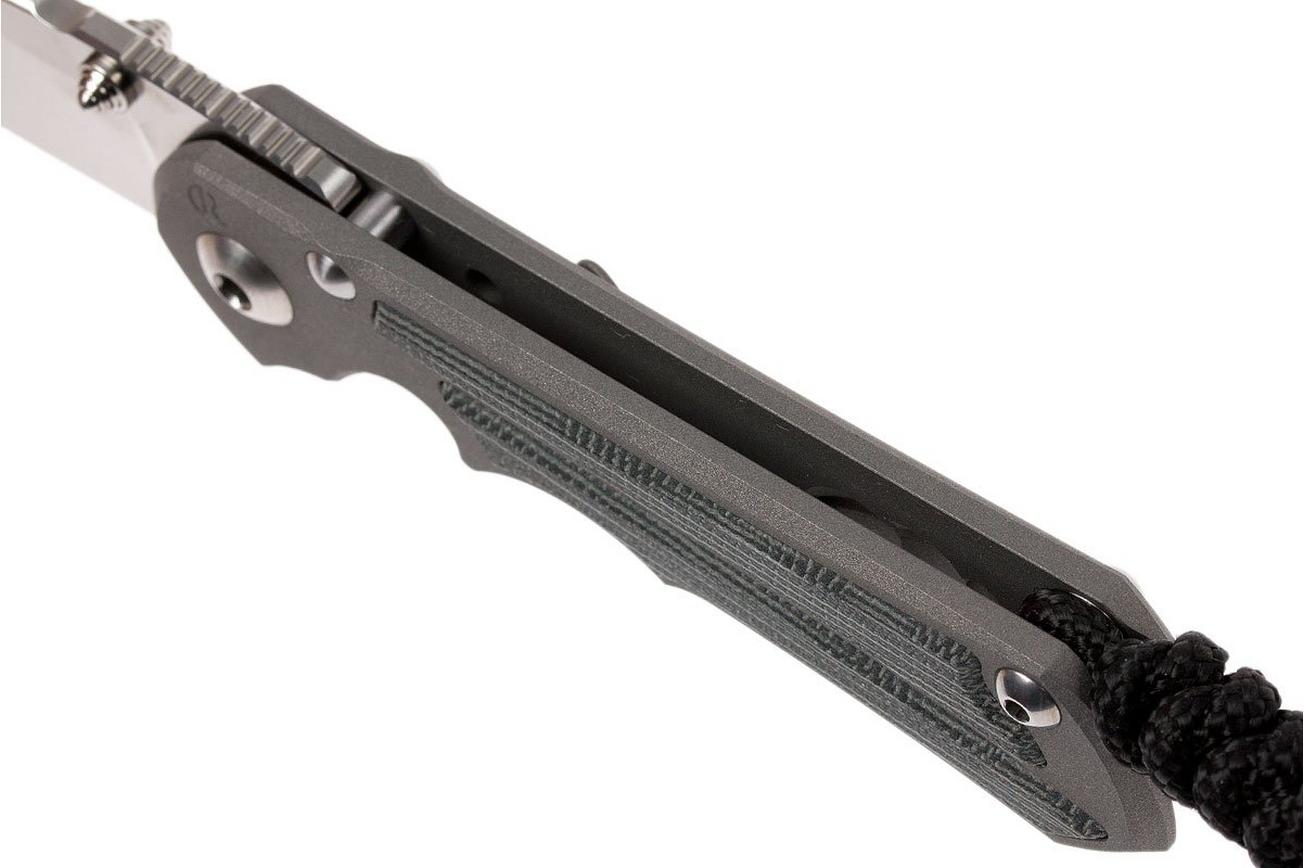 Chris Reeve Small Inkosi Black Micarta Inlays SIN-1012 zakmes