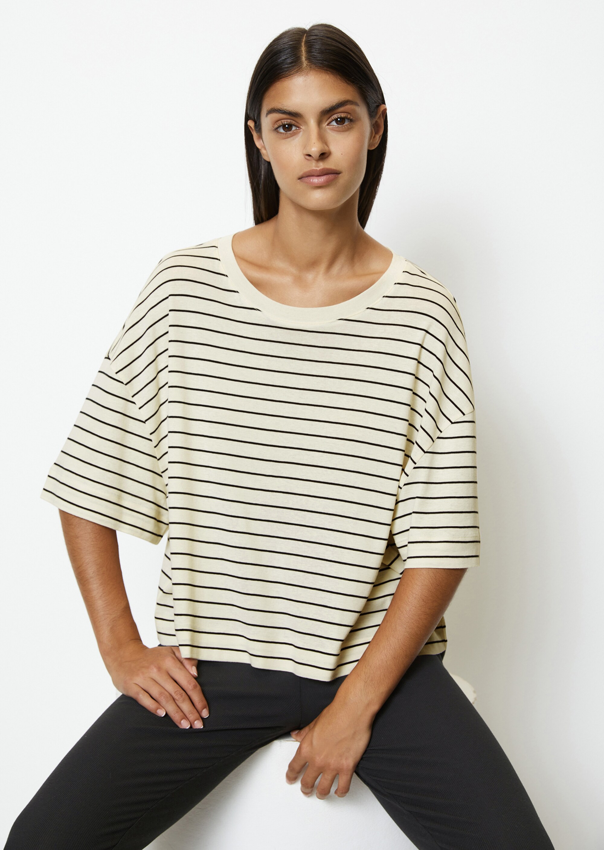 Lounge-Cropped-Top aus Bio-Baumwolle und LENZING™ Modal