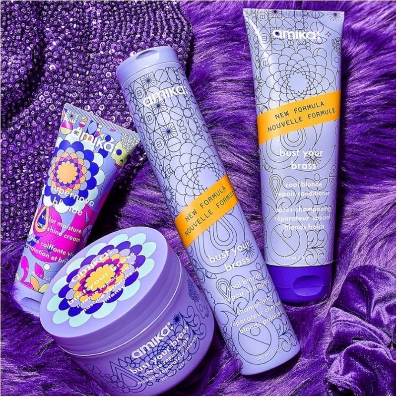 amika: Supernova Blonde Violet Moisture And Shine Cream 100 ml