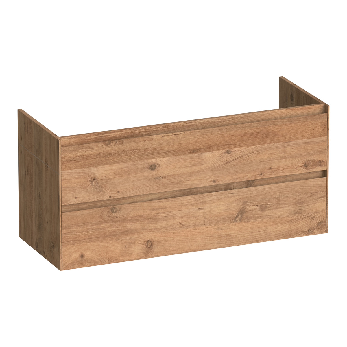 Brauer Inspire onderkast 120cm met 2 softclose lades en 2 sifon uitsparingen chateau
