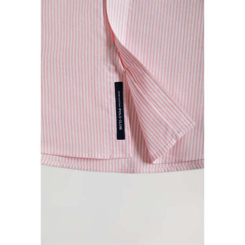 Polo Club - RIGBY GO SHIRT STRIPES OXFORD Rosa