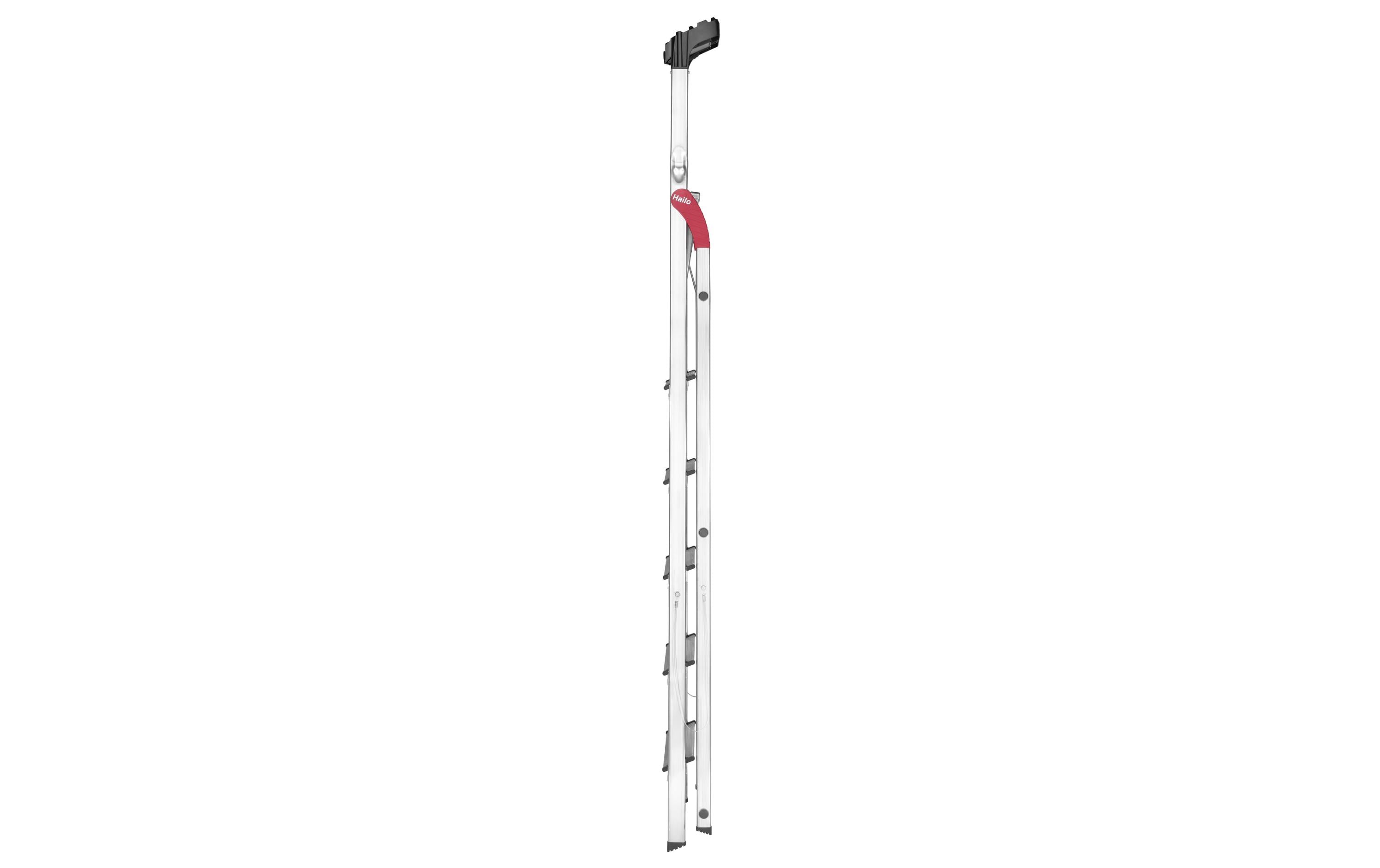 Stehleiter L60 6 Stufen<br>Die praktische Alu-Sicherheits-Haushaltsleiter