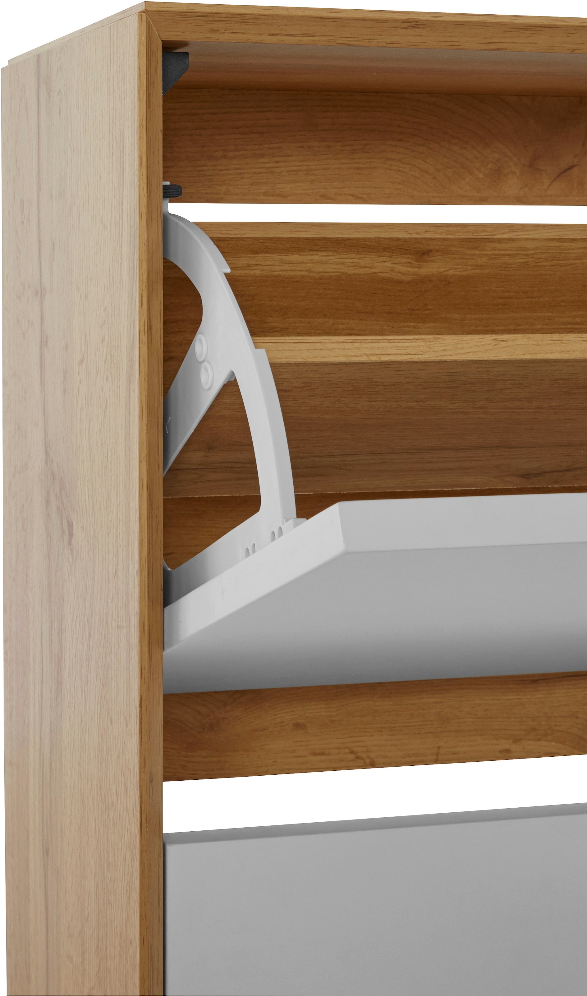 andas Schuhschrank »Pandrup« mit 3 Klappen, ca. 8 Paar Schuhe pro Klappe, Höhe 125 cm