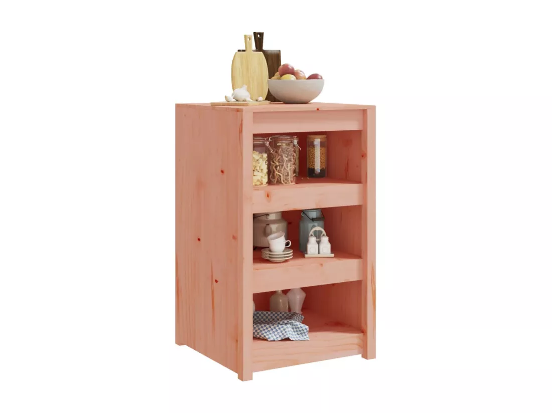 Armoire de cuisine d'extérieur 55x55x92 cm bois massif douglas