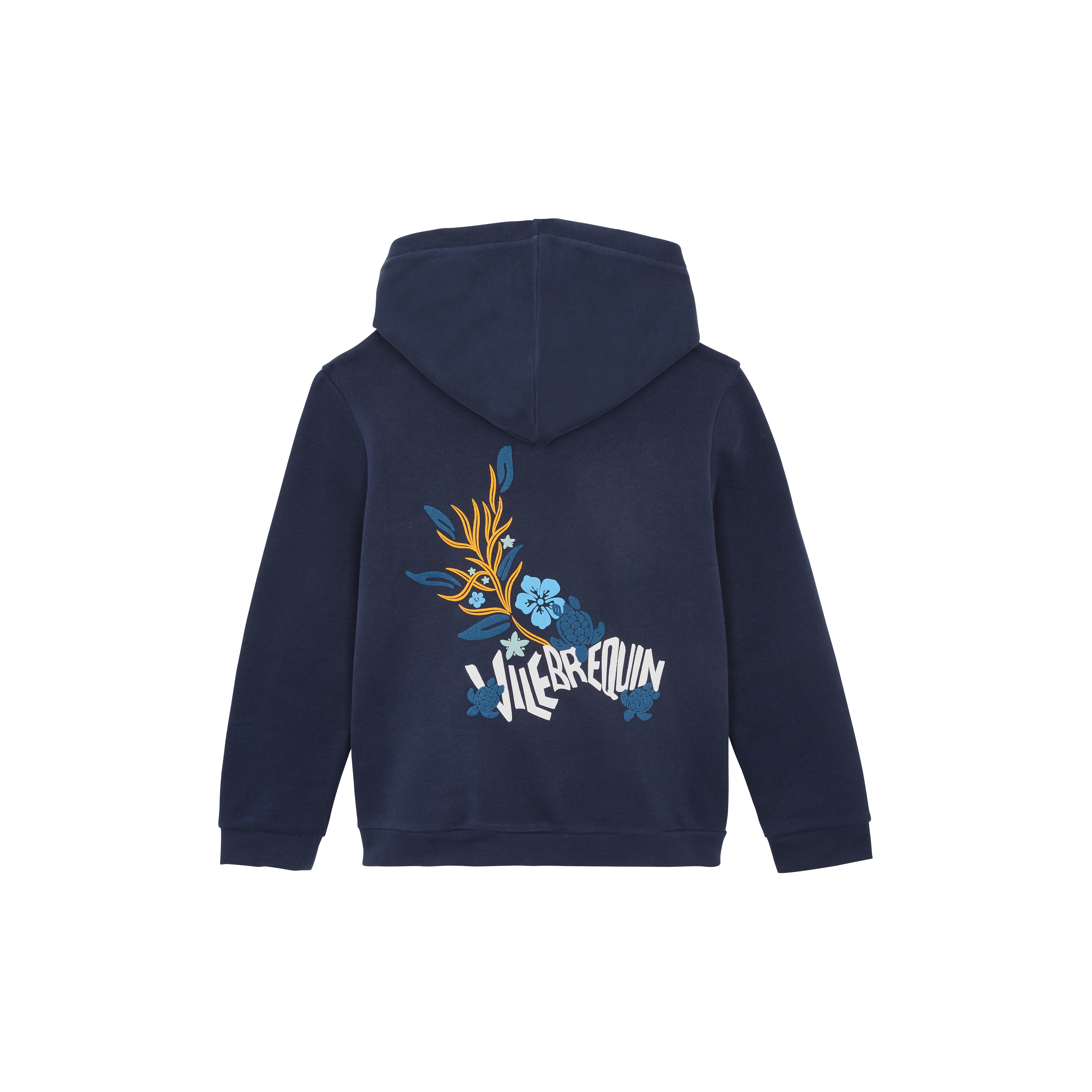 Sweat zippé garçon Ronde Des Tortues Logo imprimé à l'arrière