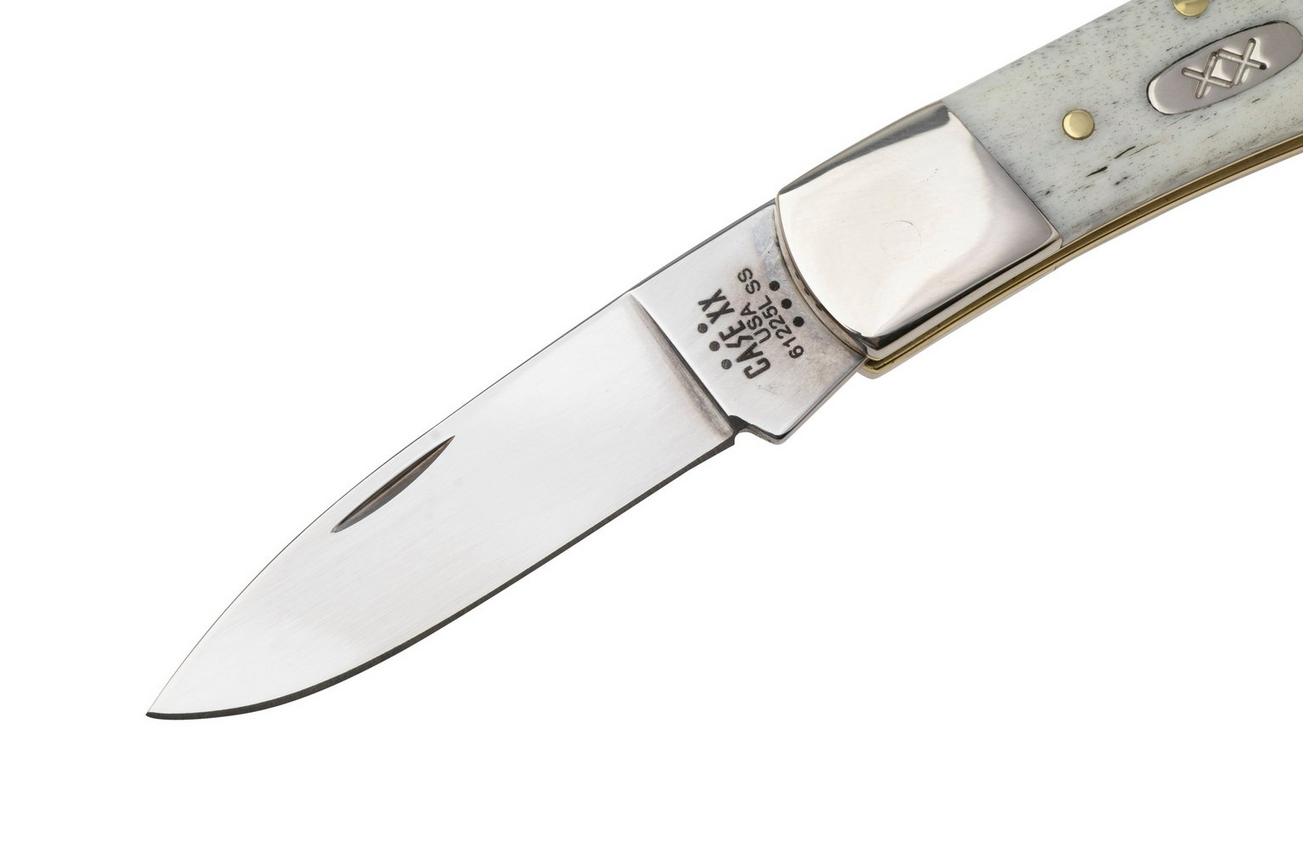 Case Lockback 13314 Smooth Natural Bone 61225L SS, zakmes